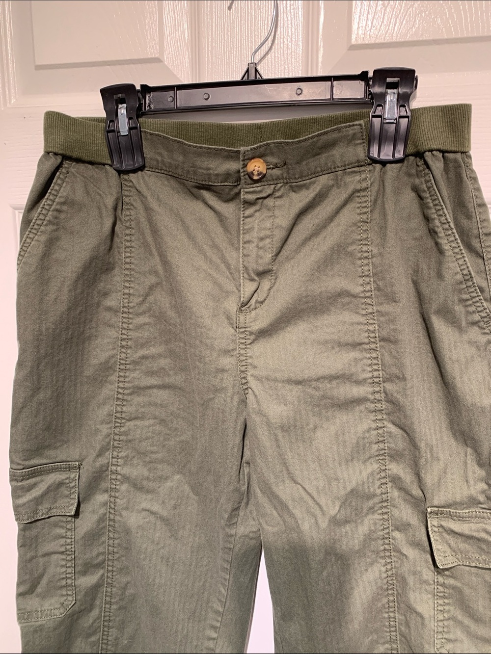 Style & Co. Olive Cargo Trousers women’s 14 petite